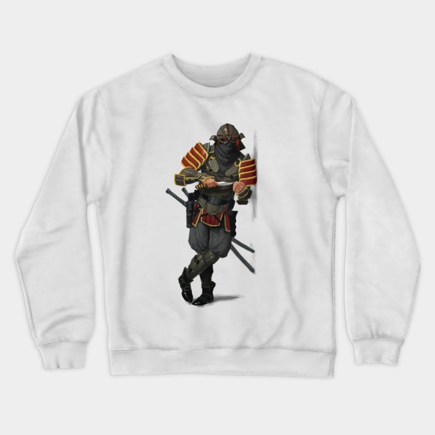 Cyberpunk Samurai Crewneck Sweatshirt by nikitanv